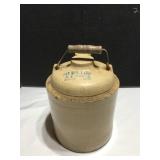 Antique Stoneware Jug With Handle