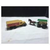 Cast Iron Coca Cola and Mail Toys