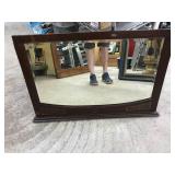 Mahogany Dresser Mirror, 32x23
