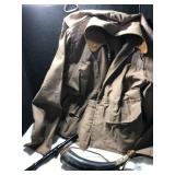 Hunting Jacket, Powder Horn, Scope