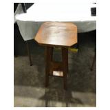 Primitive Oak Plant Stand