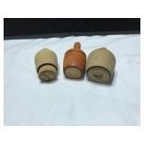 Three Wooden Butter Molds
