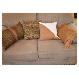 Set of Throw & Lumbar Pillows