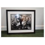 African Queen Black & White Framed Print