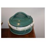 Hand Made Stoneware Lidded Casserole