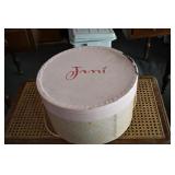 Vtg Jami Black Sequins Hat in Box