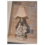 Victorian Style Courting Couple Table Lamp