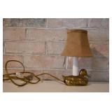 Small Metal Duck Night Light Lamp