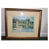 The Bridge at Argenteuil by Claude Monet Print