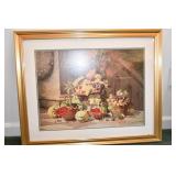 Framed Fruit Artwork