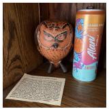 Peruvian Handcarved Gourd Owl