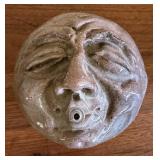 Handcrafted Pottery Face Vessel