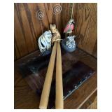 Animal Figurines and Candles Set