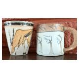 Stamped & Signed Ceramic Mugs