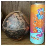 Handcrafted Signed Pottery Vase