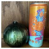 Lefton Green Glass Oil Light