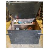 Large Black Job Box with Contents
