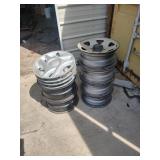 6 Toyota Wheels and 4 Hubcaps