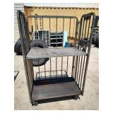 New Atlanta Dairies Metal Rolling Rack