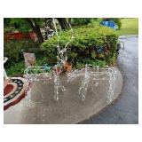 3 Christmas Deer Yard Decorations