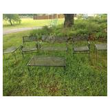 6 pcs Set Metal Outdoor Furniture