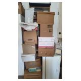 Office Supplies and Shelves - Read Details