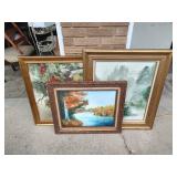 3 Original Paintings by Unknown Artists