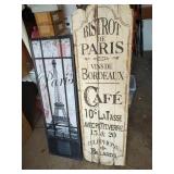 2 Pcs Paris Inspired Artwork