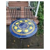 Lemon Theme Outdoor Table & 2 Chairs