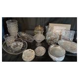 Pressed and Cut Glassware