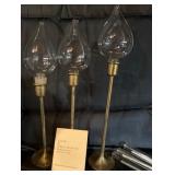 Aristolite Brass-Base Oil Lamps