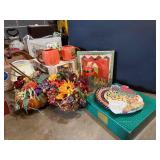 Fall Decor with Fitz and Floyd Turkey Platter