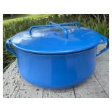 Blue Dansk Kobenstyle Enameled Steel Casserole Pot