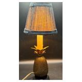 Brass Pineapple Table Lamp