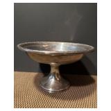 Sterling Silver Pedestal Bowl with Weighted Bottom