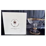 Hand-Engraved Glass Bowl by Santa Maria Novella