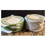 Lenox Plastic Dinner and Salad Plates in Storage C