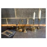 Brass Candle Holders and Decorative Items