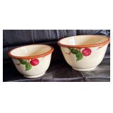 Franciscan Earthenware Mixing Bowls