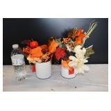 Pair of Fall Floral Arrangements