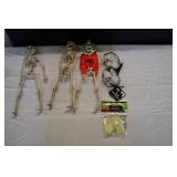 Small Skeleton Halloween Lot
