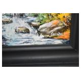 Smoky Mountain Steam Oil Painting on Canvas