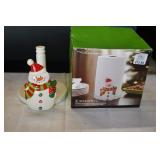 Ceramic Snowman Paper Towel Holder