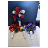 Set of Cemetary Floral Arrangemes