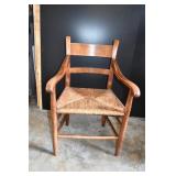 Vtg JC Clove Thumb Back Armchair