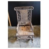 Antique Wicker Rocking Chairs