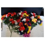 Lot of Faux Flowers