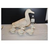 Concrete Duck Family
