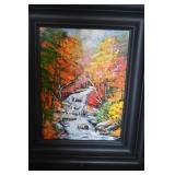 Smoky Mountain Steam Oil Painting on Canvas
