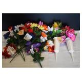 Faux Flowers Lot